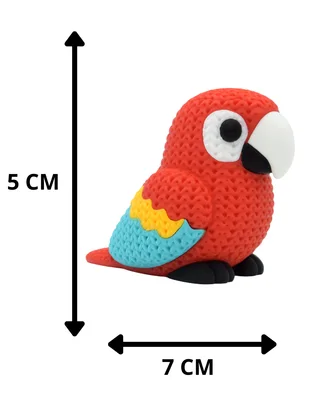 Figura Guacamaya Estilo Crochet - Ariz Creativo