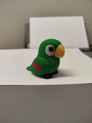 Figura Perico Estilo Crochet - Ariz Creativo