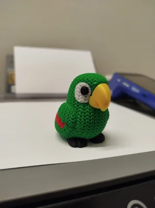 Figura Perico Estilo Crochet - Ariz Creativo