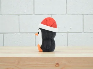 Figura Pingüino Estilo Crochet - Ariz Creativo
