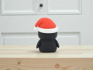 Figura Pingüino Estilo Crochet - Ariz Creativo