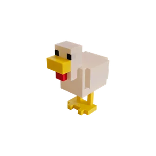 Figura Pollo de Minecraft 9 cm - Ariz Creativo