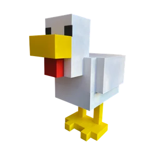 Figura Pollo de Minecraft 9 cm - Ariz Creativo