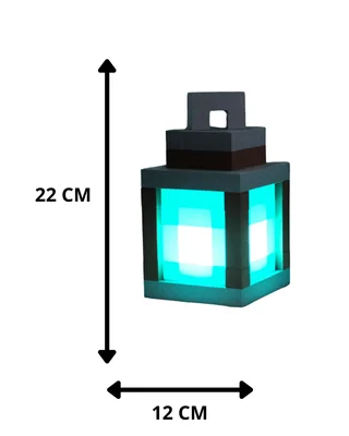 Lámpara Minecraft LED RGB 22 cm - Ariz Creativo