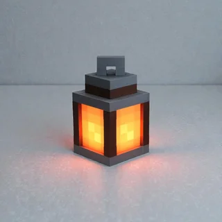 Lámpara Minecraft LED RGB 22 cm - Ariz Creativo