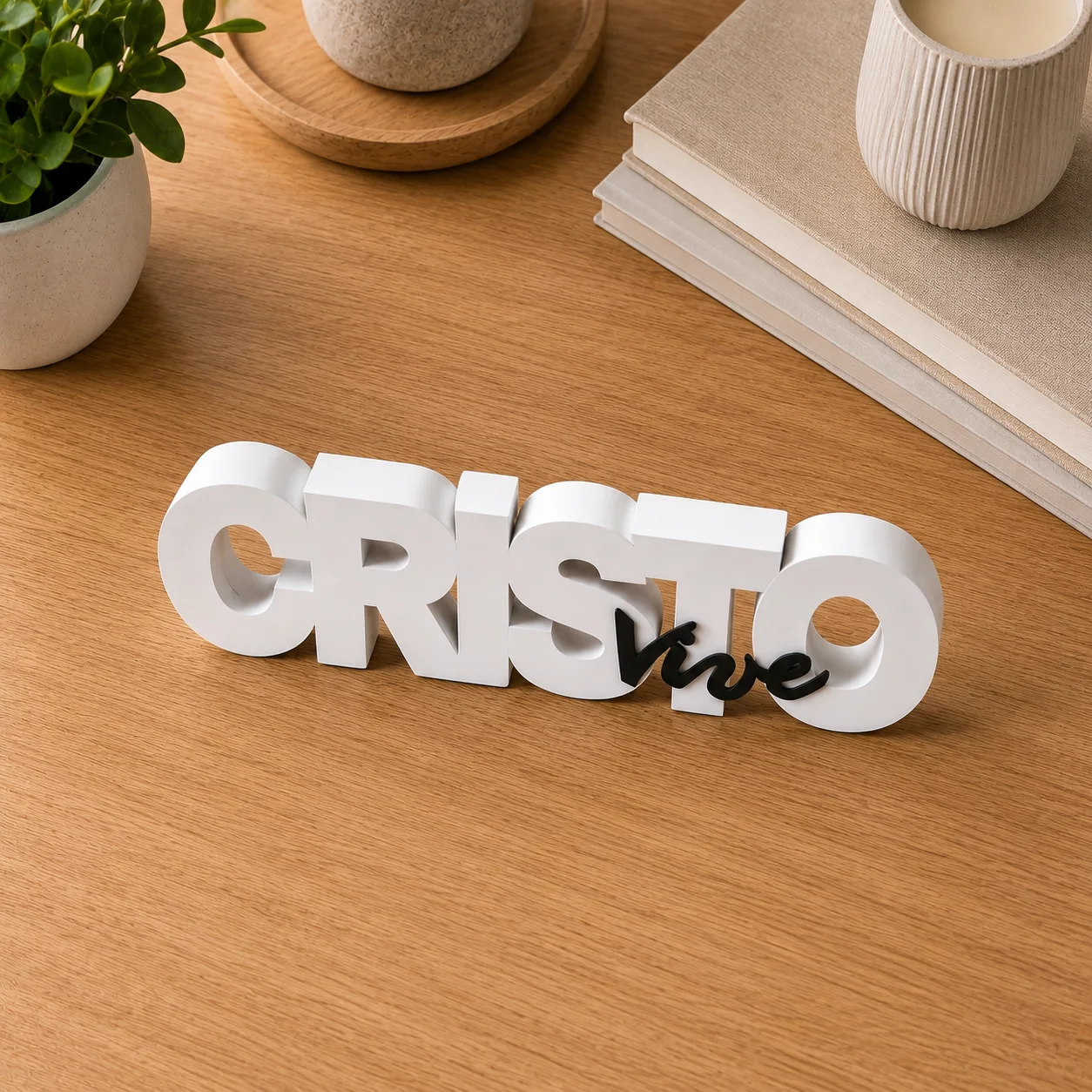 Detalle de Letrero Cristo Vive 20 cm