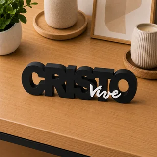 Letrero Cristo Vive 20 cm - Ariz Creativo
