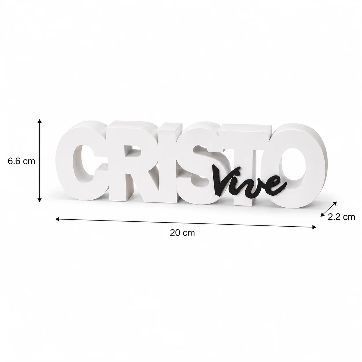 Letrero Cristo Vive 20 cm - Ariz Creativo