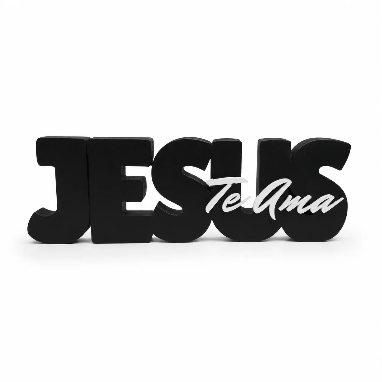 Detalle de Letrero Jesús Te Ama 24 cm
