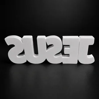 Letrero Jesús Te Ama 24 cm - Ariz Creativo