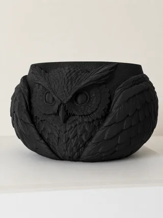 Maceta Búho Decorativa - Ariz Creativo