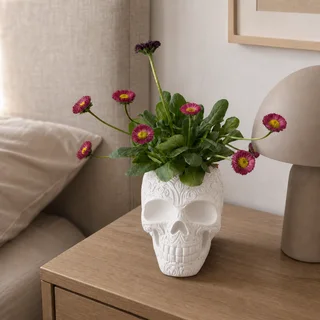 Maceta Calavera Gótica - Ariz Creativo