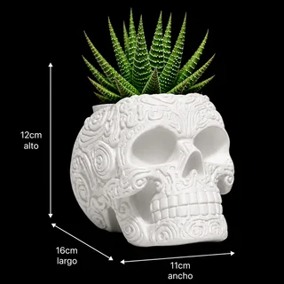Maceta Calavera Gótica - Ariz Creativo