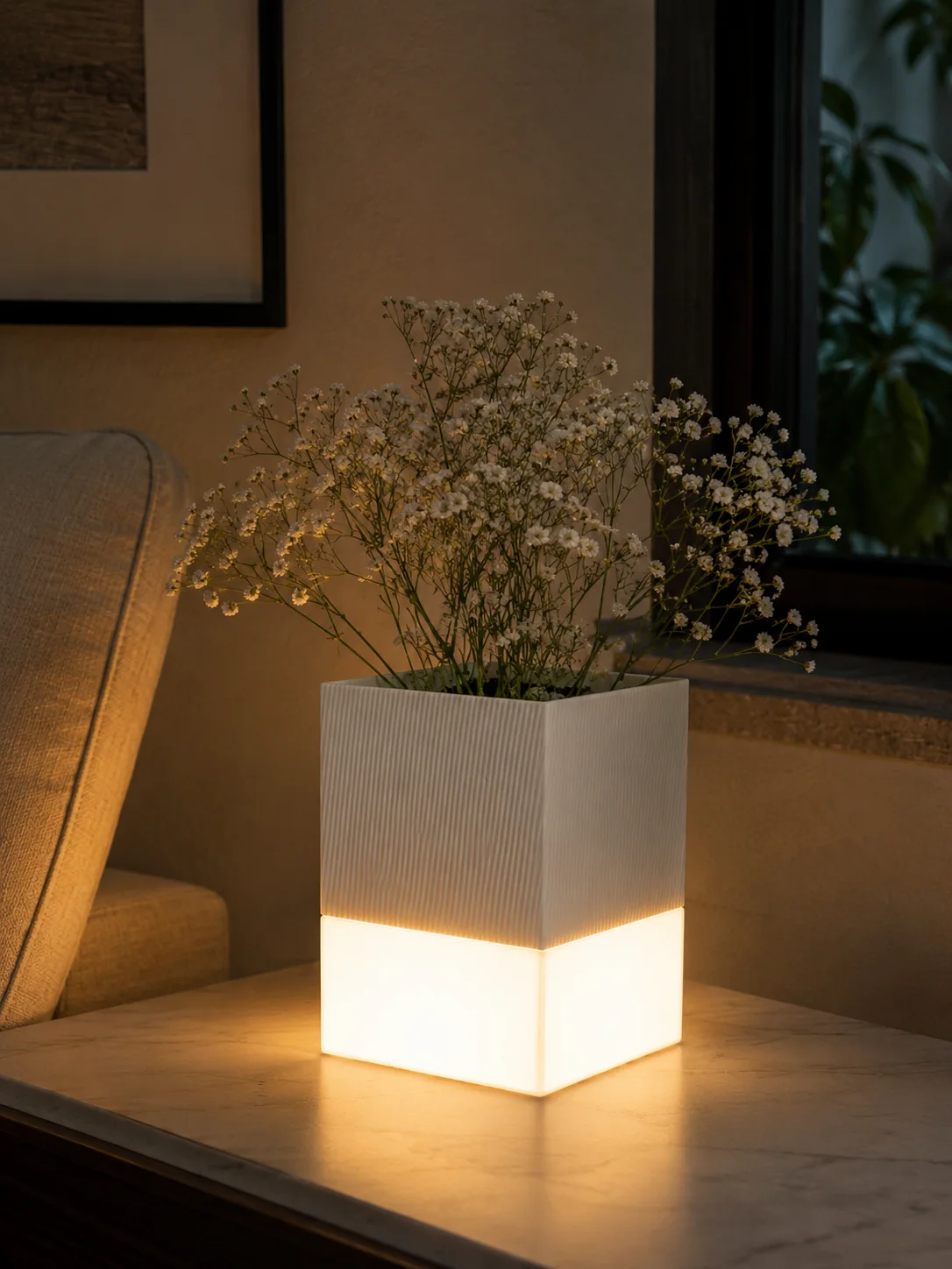 Maceta Luminosa LED - Ariz Creativo
