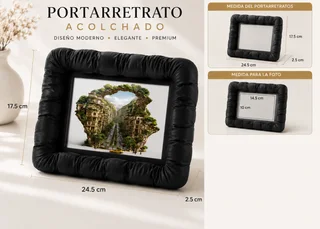 Portarretrato Acolchado Decorativo - Ariz Creativo