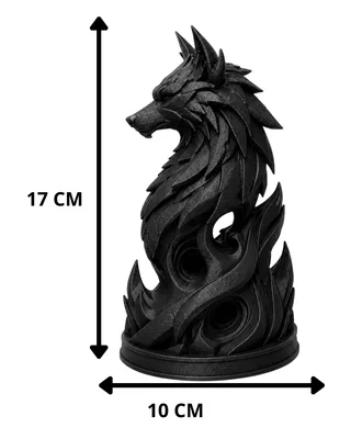 Reliquia de Lobo Decorativa 17 cm - Ariz Creativo