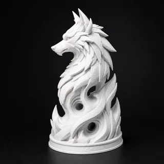 Reliquia de Lobo Decorativa 17 cm - Ariz Creativo
