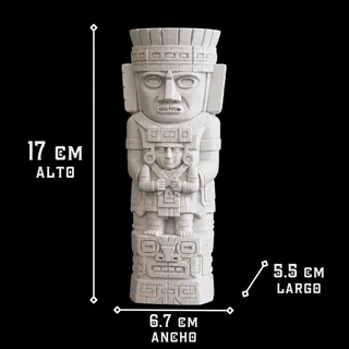 Tótem Azteca Decorativo 17 cm - Ariz Creativo