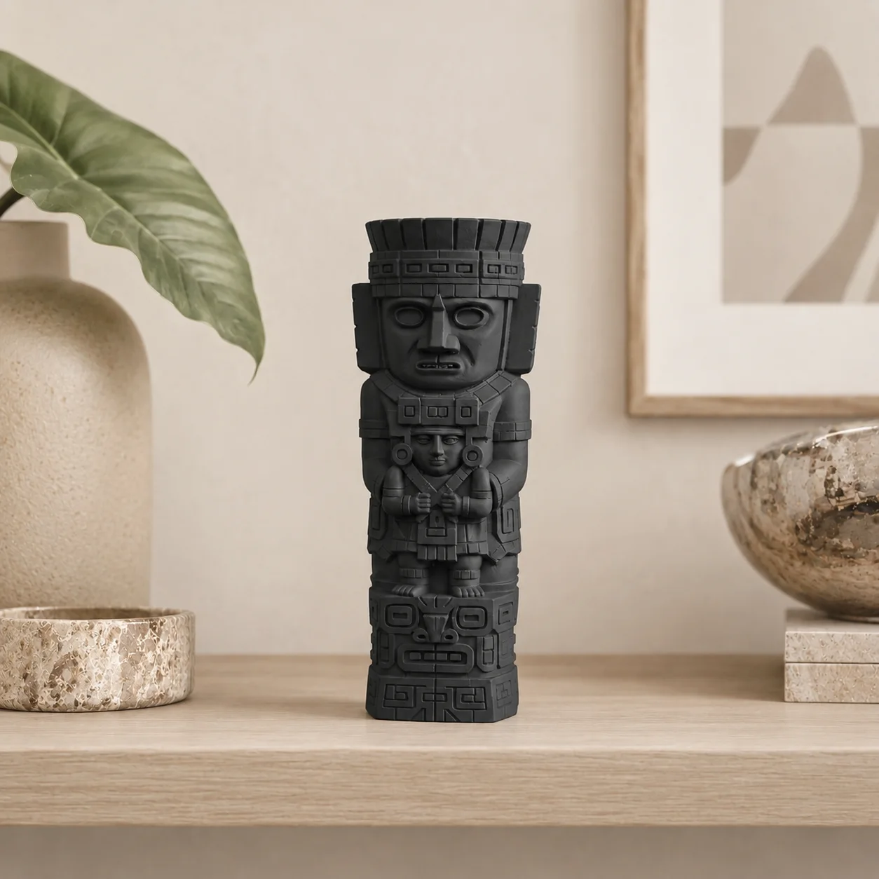 Tótem Azteca Decorativo 17 cm - Ariz Creativo